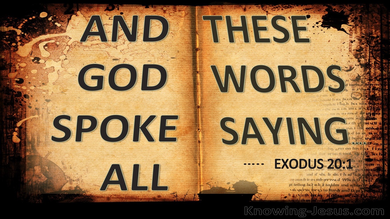 Exodus 20:1 And All That God Spoke We Will Do (beige)